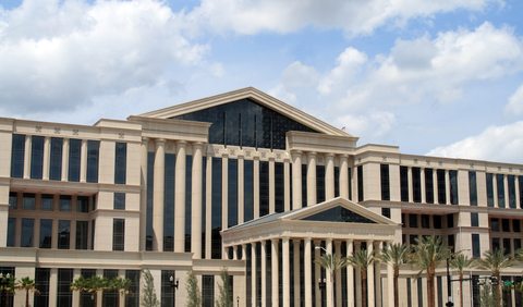 Jacksonville, Florida Courthouse Appealing Florida Family Law Magistrates' Temporary Needs Reports